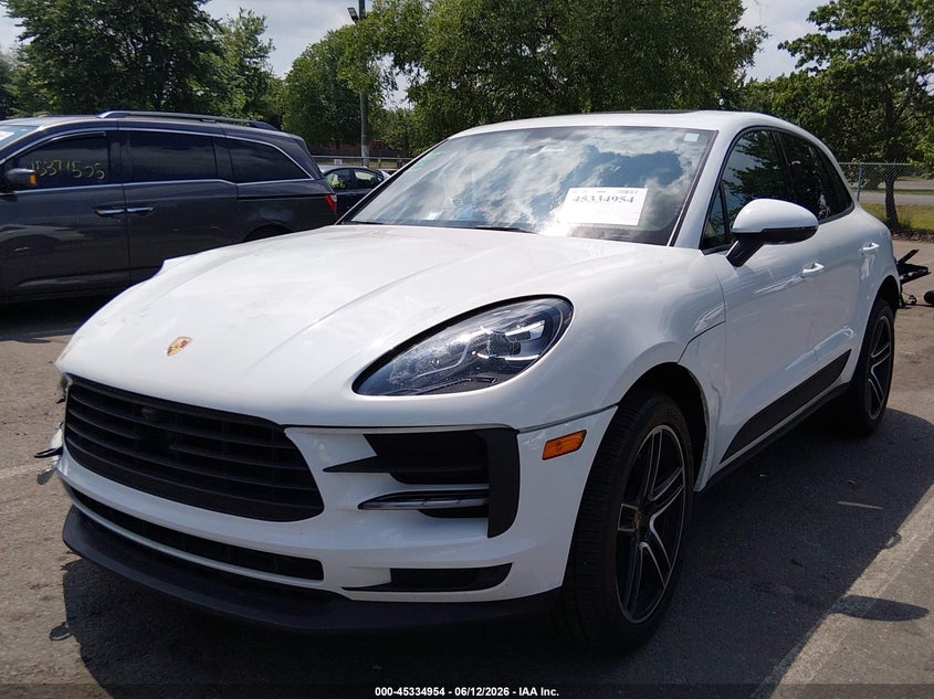 2021 Porsche Macan VIN WP1AA2A56MLB00369 IAAI salvage auction — RIGHT FRONT, Salvage (New Jersey), sold $14,200 on 2026-08-02 (photo 2)