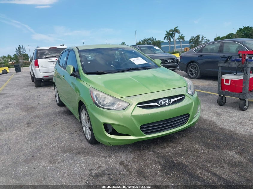 2012 Hyundai Accent VIN KMHCU5AE4CU042804 IAAI salvage auction — NORMAL WEAR, Clear (Florida), sold $475 on 2026-07-16 (photo 6)