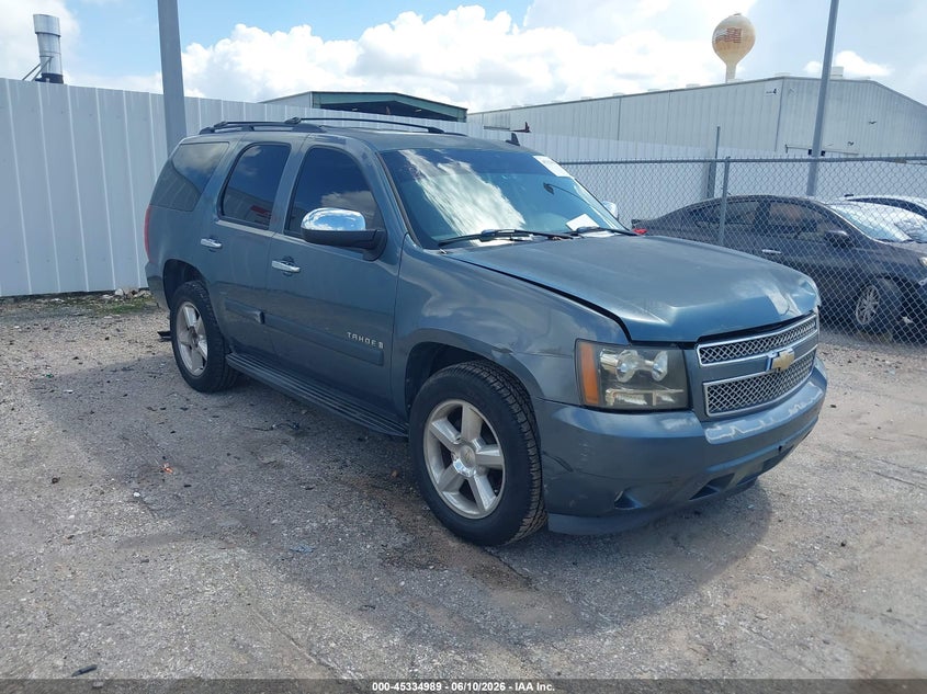 2008 Chevrolet Tahoe VIN 1GNFC13038R151982 IAAI salvage auction — LEFT REAR, Salvage (Texas), sold $1,925 on 2026-07-09 (photo 1)