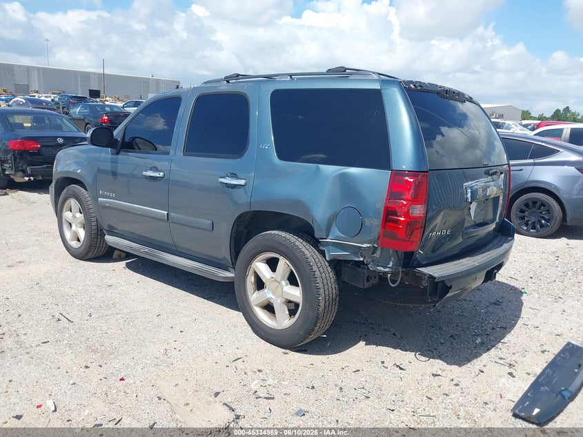 2008 Chevrolet Tahoe VIN 1GNFC13038R151982 IAAI salvage auction — LEFT REAR, Salvage (Texas), sold $1,925 on 2026-07-09 (photo 3)
