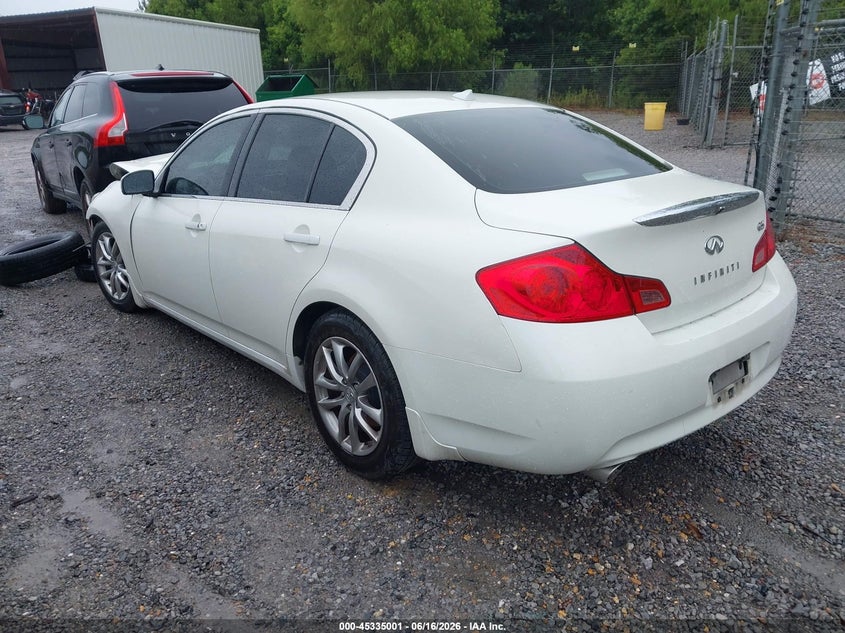 2008 Infiniti G35 VIN JNKBV61E18M221326 IAAI salvage auction — FRONT END, Salvage (Mississippi), sold $250 on 2026-07-31 (photo 3)