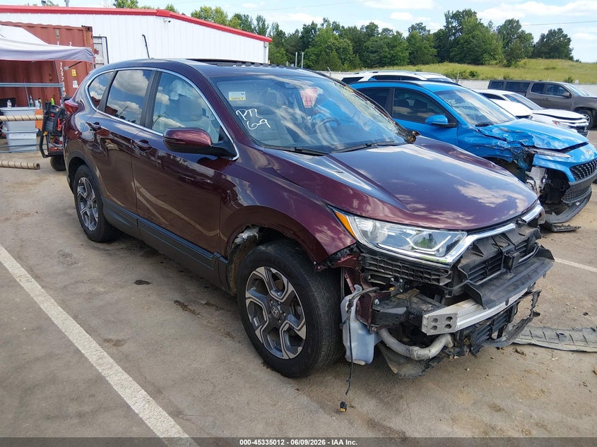 2018 Honda Cr-v VIN 7FARW1H83JE056642 IAAI salvage auction — FRONT END, Salvage (Mississippi), sold $3,350 on 2026-07-30 (photo 1)