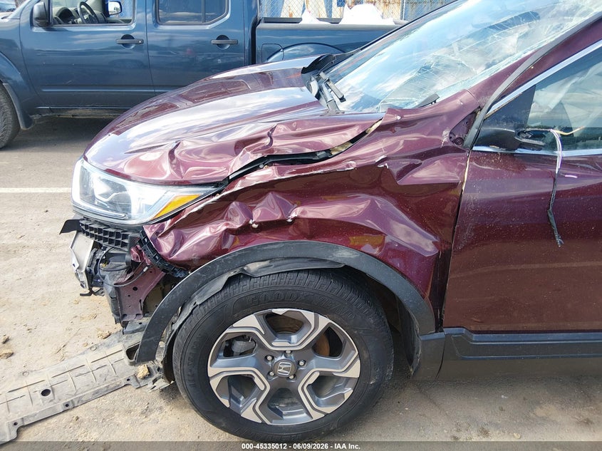 2018 Honda Cr-v VIN 7FARW1H83JE056642 IAAI salvage auction — FRONT END, Salvage (Mississippi), sold $3,350 on 2026-07-30 (photo 6)