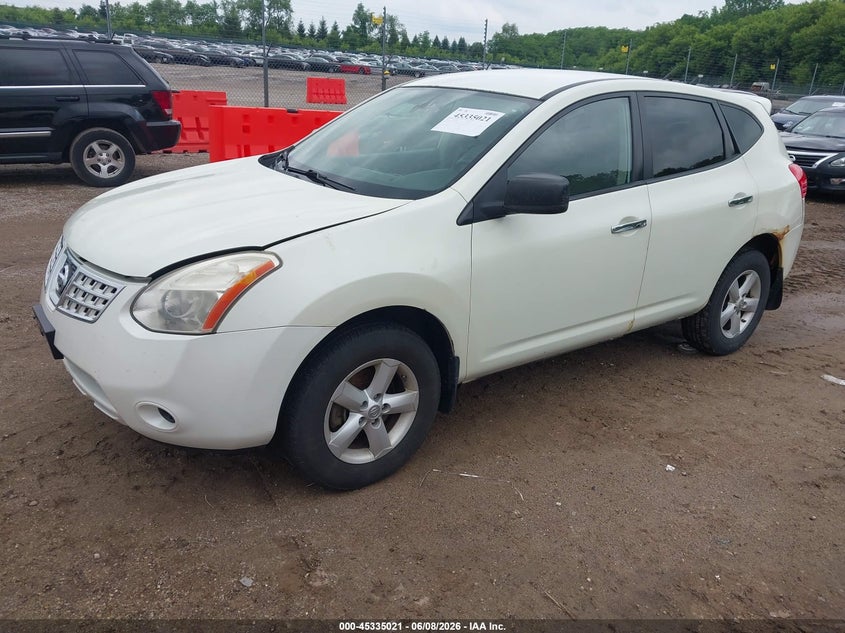 2010 Nissan Rogue VIN JN8AS5MV6AW107736 IAAI salvage auction — NORMAL WEAR, Clear (Illinois), sold $400 on 2026-07-15 (photo 2)