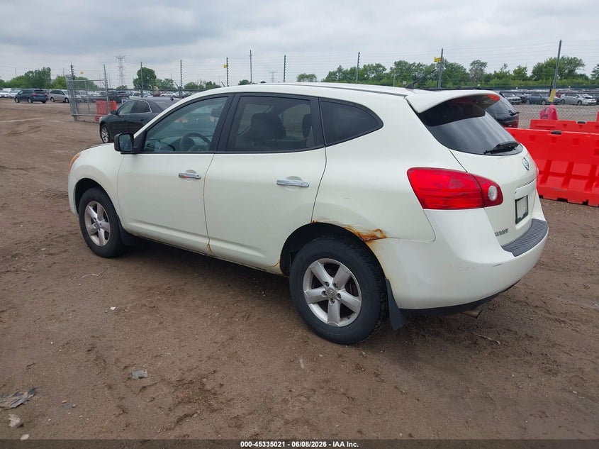 2010 Nissan Rogue VIN JN8AS5MV6AW107736 IAAI salvage auction — NORMAL WEAR, Clear (Illinois), sold $400 on 2026-07-15 (photo 3)