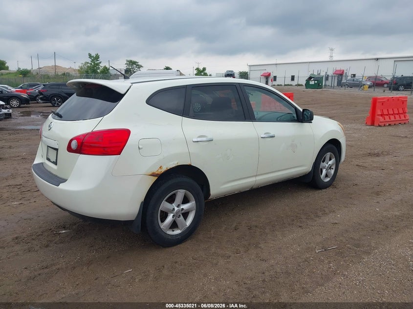 2010 Nissan Rogue VIN JN8AS5MV6AW107736 IAAI salvage auction — NORMAL WEAR, Clear (Illinois), sold $400 on 2026-07-15 (photo 4)