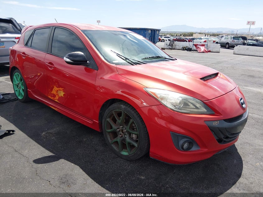2013 Mazda 3 VIN JM1BL1L40D1762636 IAAI salvage auction — NORMAL WEAR, Regular (Nevada), sold $250 on 2026-07-31 (photo 1)