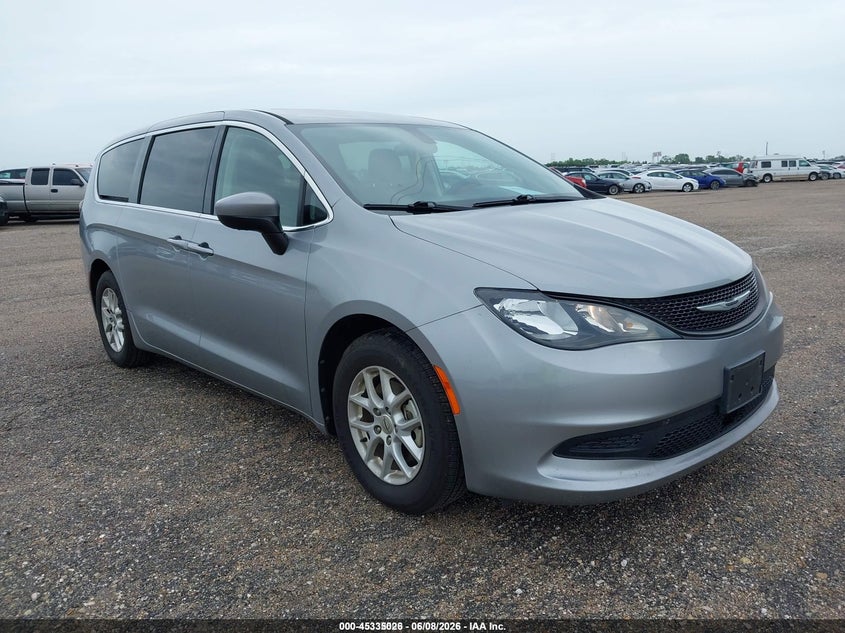 2021 Chrysler Voyager VIN 2C4RC1CG2MR577766 IAAI salvage auction — NORMAL WEAR, Sf97 (Texas), sold $13,075 on 2026-08-04 (photo 1)