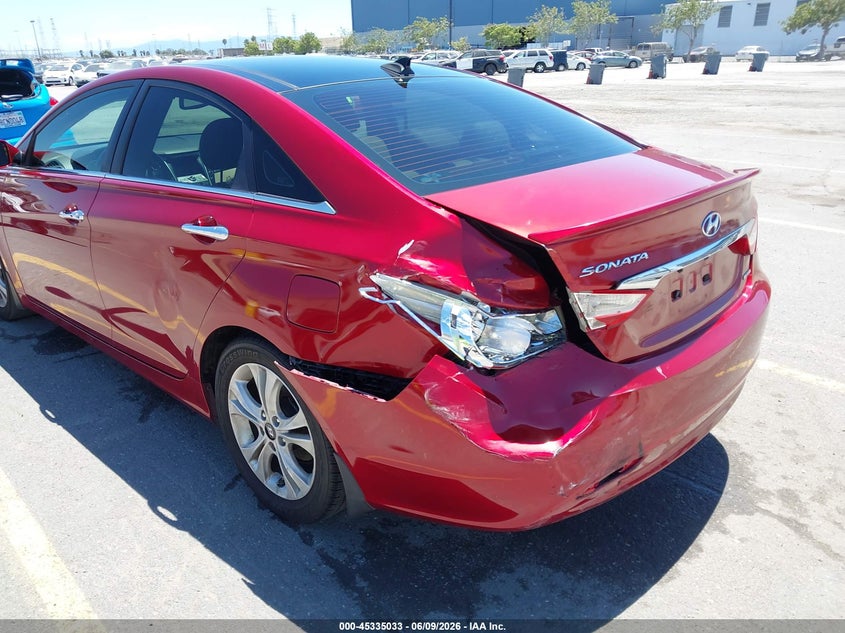 2013 Hyundai Sonata VIN 5NPEC4AC9DH605592 IAAI salvage auction — REAR END, Salvage (California), sold $750 on 2026-07-25 (photo 6)