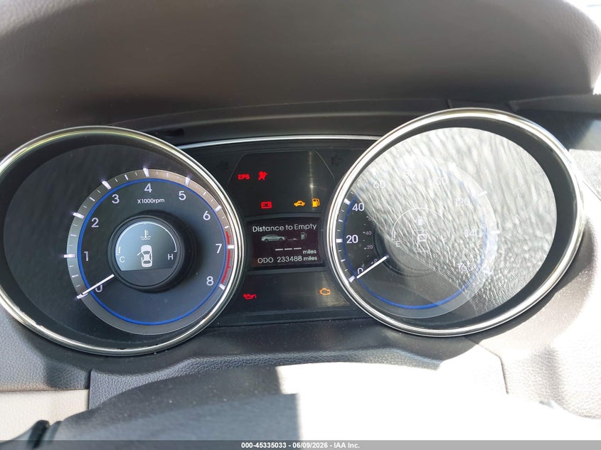 2013 Hyundai Sonata VIN 5NPEC4AC9DH605592 IAAI salvage auction — REAR END, Salvage (California), sold $750 on 2026-07-25 (photo 7)