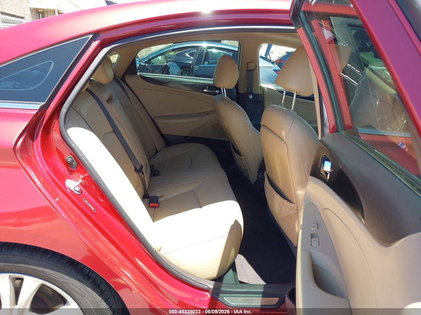 2013 Hyundai Sonata VIN 5NPEC4AC9DH605592 IAAI salvage auction — REAR END, Salvage (California), sold $750 on 2026-07-25 (photo 8)