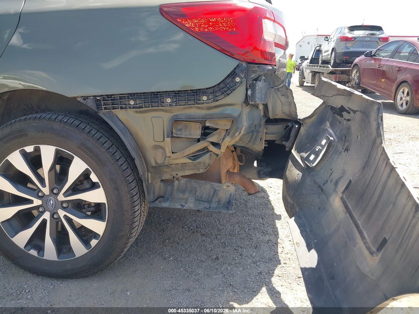 2015 Subaru Outback VIN 4S4BSBJC0F3213296 IAAI salvage auction — REAR END, Clear (Oklahoma), sold $2,650 on 2026-07-31 (photo 6)