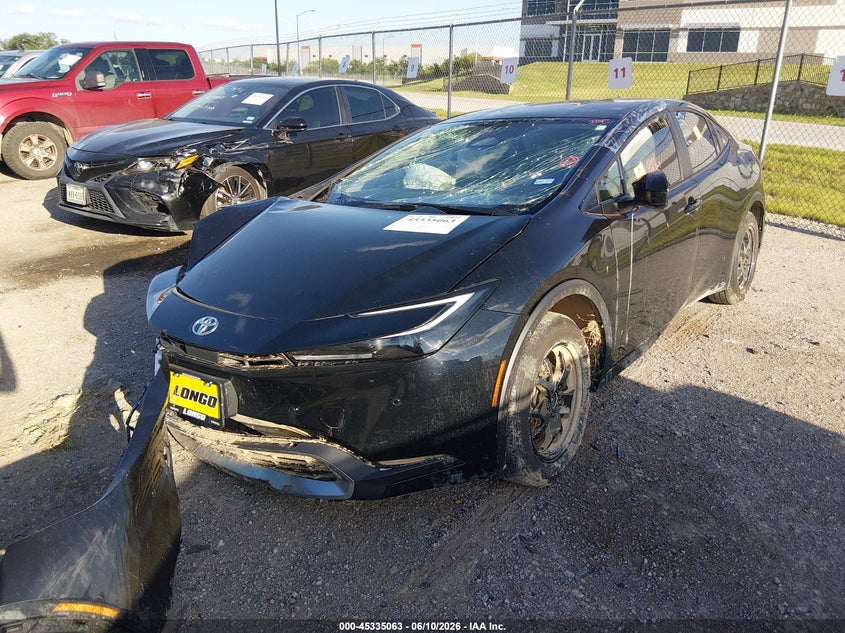 2026 Toyota Prius VIN JTDACACU1T3056452 IAAI salvage auction — ROLLOVER, Salvage Title, sold $3,400 on 2026-07-28 (photo 2)