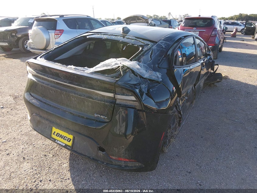 2026 Toyota Prius VIN JTDACACU1T3056452 IAAI salvage auction — ROLLOVER, Salvage Title, sold $3,400 on 2026-07-28 (photo 4)