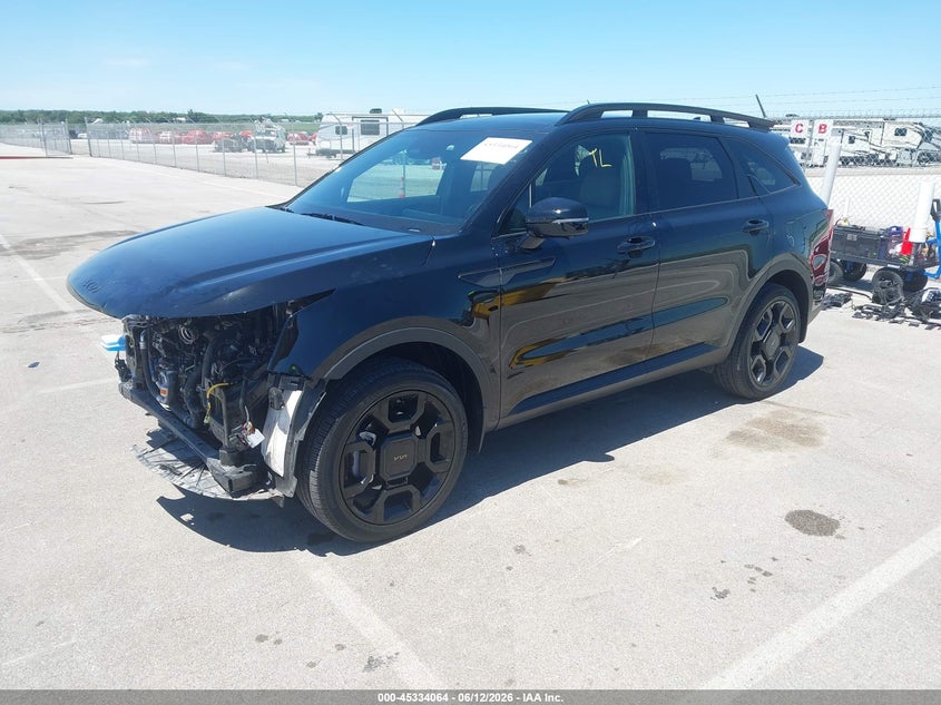 2025 Kia Sorento VIN 5XYRKDJF9SG335086 IAAI salvage auction — FRONT END, Salvage (Nebraska), sold $14,400 on 2026-08-22 (photo 2)