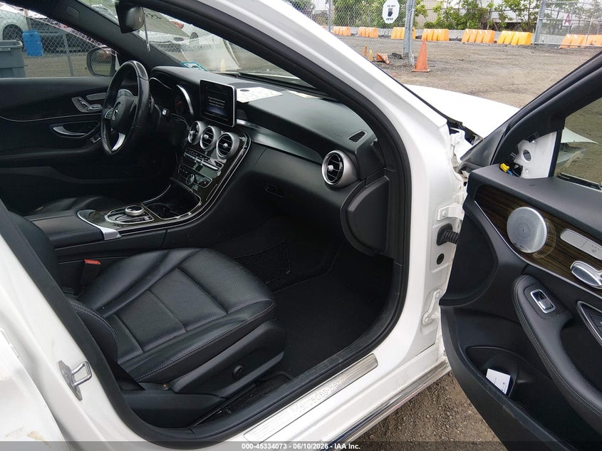 2018 Mercedes-benz C-klasse VIN WDDWF4KB4JR413637 IAAI salvage auction — FRONT END, Salvage (New Jersey), sold $7,100 on 2026-07-29 (photo 5)