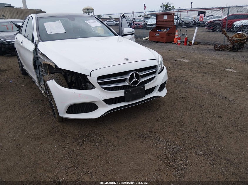 2018 Mercedes-benz C-klasse VIN WDDWF4KB4JR413637 IAAI salvage auction — FRONT END, Salvage (New Jersey), sold $7,100 on 2026-07-29 (photo 6)