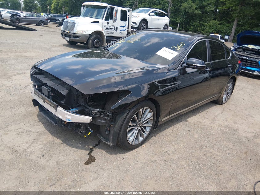 2017 Genesis G80 VIN KMHGN4JE5HU210255 IAAI salvage auction — FRONT END, Salvage Title, sold $3,125 on 2026-07-24 (photo 2)