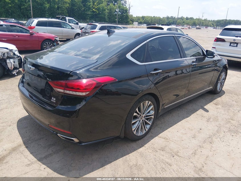 2017 Genesis G80 VIN KMHGN4JE5HU210255 IAAI salvage auction — FRONT END, Salvage Title, sold $3,125 on 2026-07-24 (photo 4)