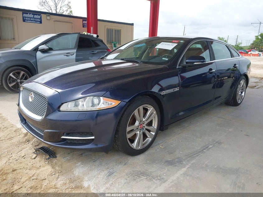 2015 Jaguar Xj VIN SAJWA2GZXF8V81154 IAAI salvage auction — NORMAL WEAR, Clear (Florida), sold $625 on 2026-07-14 (photo 2)