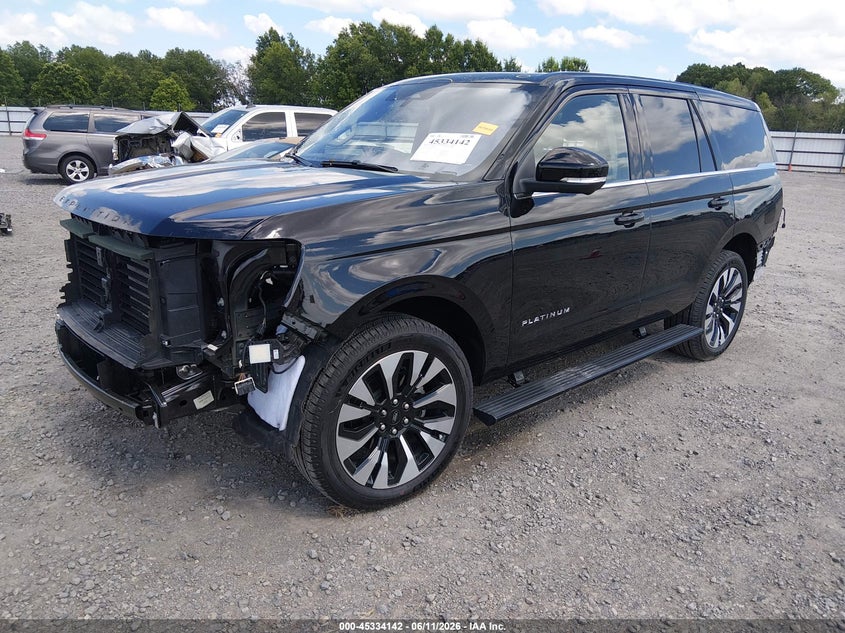 2025 Ford Expedition VIN 1FMJU1M86SEA61031 IAAI salvage auction — FRONT & REAR, Salvage (Arkansas), sold $15,200 on 2026-07-30 (photo 2)