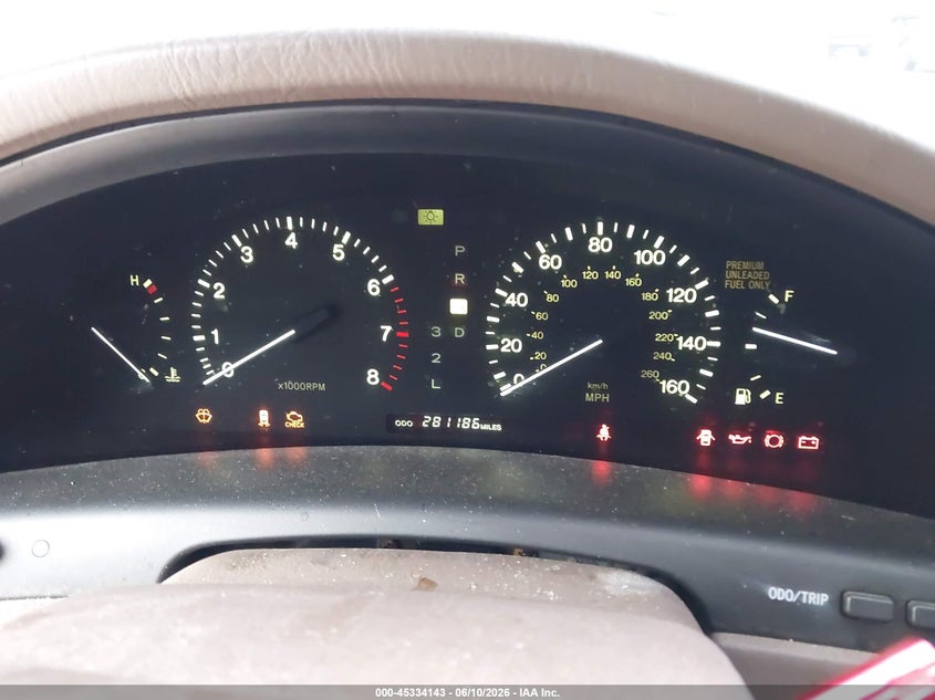 1997 Lexus Ls VIN JT8BH28F4V0077109 IAAI salvage auction — REAR END, Salvage (Texas), sold $325 on 2026-07-08 (photo 7)