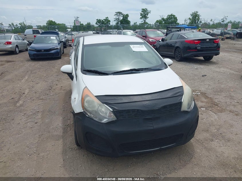 2013 Kia Rio VIN KNADM5A35D6224330 IAAI salvage auction — NORMAL WEAR, Original (Ohio), sold $725 on 2026-07-09 (photo 6)