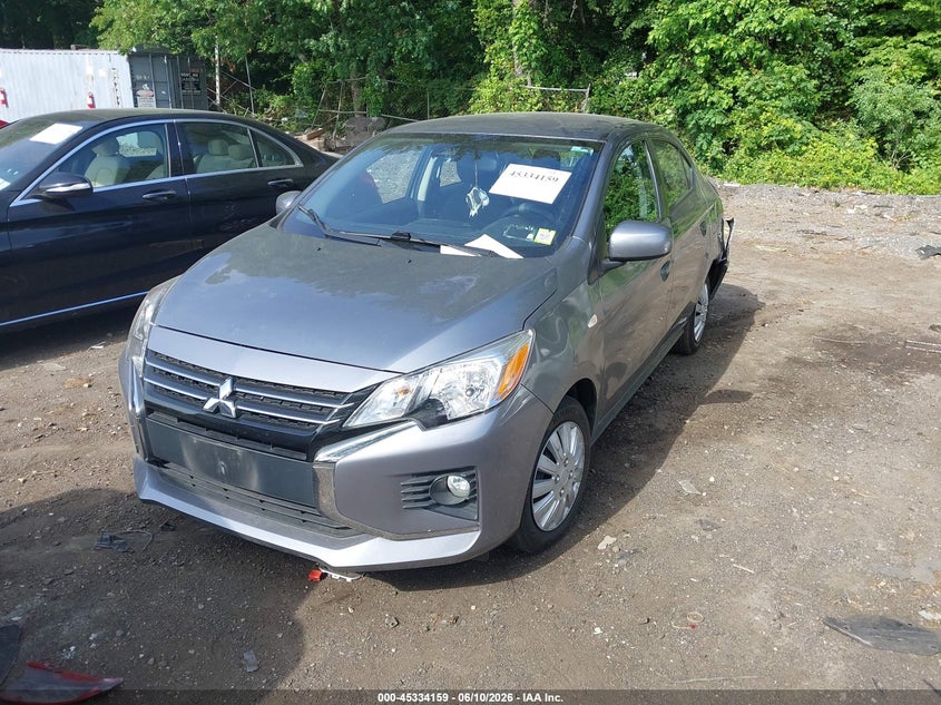 2022 Mitsubishi Mirage VIN ML32FUFJ4NHF05925 IAAI salvage auction — REAR END, Salvage Title, sold $1,950 on 2026-07-28 (photo 2)