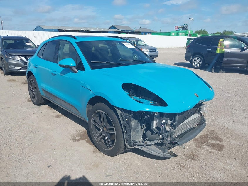 2020 Porsche Macan VIN WP1AA2A59LLB06097 IAAI salvage auction — FRONT END, Original (Texas), sold $12,100 on 2026-07-22 (photo 1)