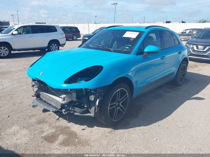 2020 Porsche Macan VIN WP1AA2A59LLB06097 IAAI salvage auction — FRONT END, Original (Texas), sold $12,100 on 2026-07-22 (photo 2)
