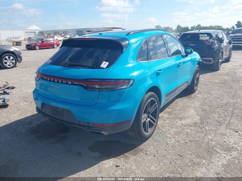 2020 Porsche Macan VIN WP1AA2A59LLB06097 IAAI salvage auction — FRONT END, Original (Texas), sold $12,100 on 2026-07-22 (photo 4)