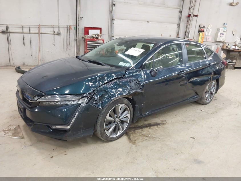 2018 Honda Clarity VIN JHMZC5F13JC018549 IAAI salvage auction — LEFT SIDE, Salvage Title, sold $2,800 on 2026-07-26 (photo 2)