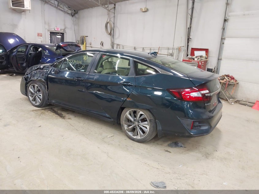 2018 Honda Clarity VIN JHMZC5F13JC018549 IAAI salvage auction — LEFT SIDE, Salvage Title, sold $2,800 on 2026-07-26 (photo 3)
