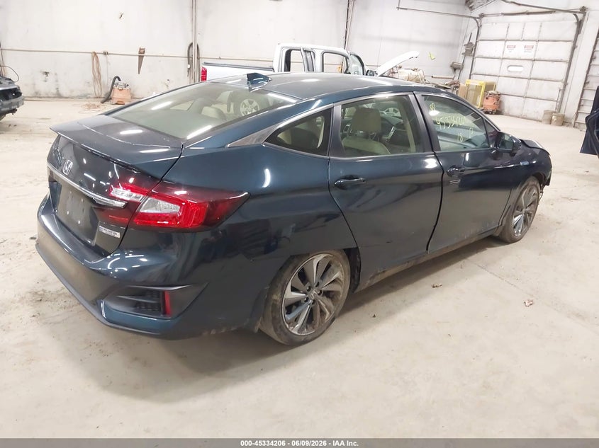 2018 Honda Clarity VIN JHMZC5F13JC018549 IAAI salvage auction — LEFT SIDE, Salvage Title, sold $2,800 on 2026-07-26 (photo 4)