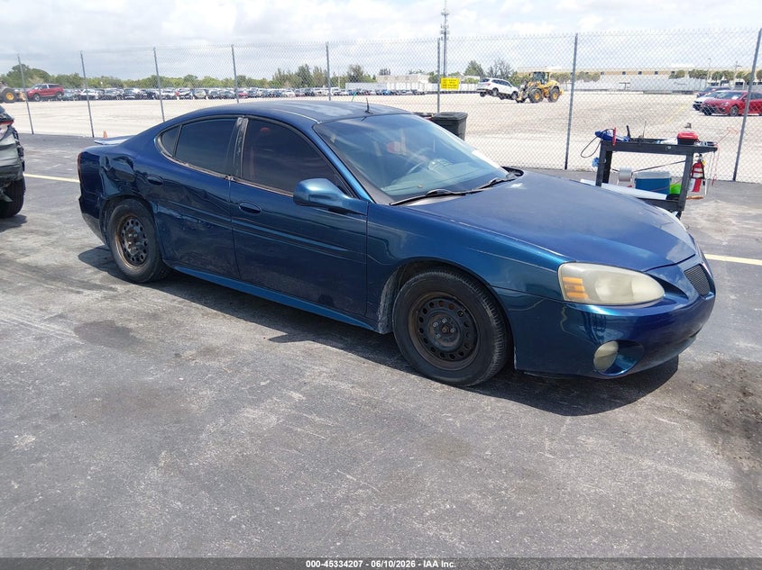 2005 Pontiac Grand prix VIN 2G2WP522151355681 IAAI salvage auction — SIDE, Rebuildable (Florida), sold $375 on 2026-07-09 (photo 1)