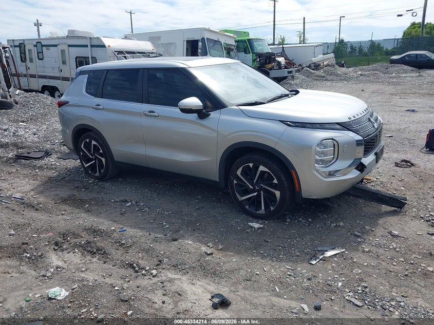 2022 Mitsubishi Outlander VIN JA4J4UA80NZ010285 IAAI salvage auction — UNDERCARRIAGE, Salvage Title, sold $6,700 on 2026-07-17 (photo 1)