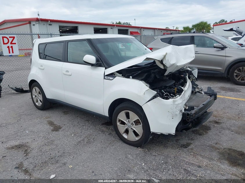 2015 Kia Soul VIN KNDJN2A26F7223385 IAAI salvage auction — FRONT END, Salvage Title, sold $675 on 2026-07-20 (photo 1)