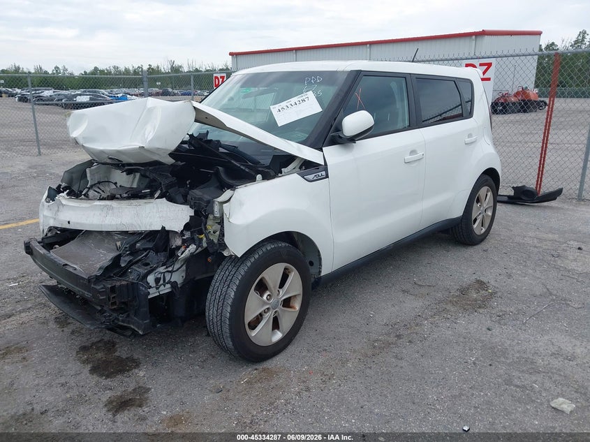 2015 Kia Soul VIN KNDJN2A26F7223385 IAAI salvage auction — FRONT END, Salvage Title, sold $675 on 2026-07-20 (photo 2)