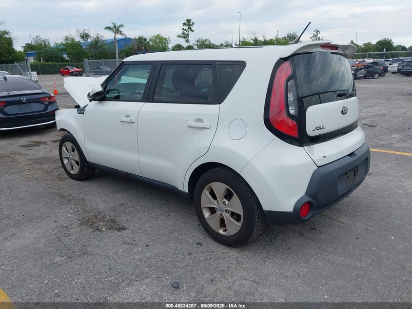 2015 Kia Soul VIN KNDJN2A26F7223385 IAAI salvage auction — FRONT END, Salvage Title, sold $675 on 2026-07-20 (photo 3)