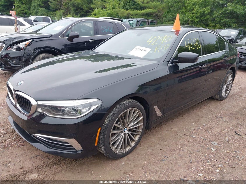 2017 BMW 5er VIN WBAJA7C37HG457730 IAAI salvage auction — RIGHT SIDE, Clear (Wisconsin), sold $4,950 on 2026-07-15 (photo 2)