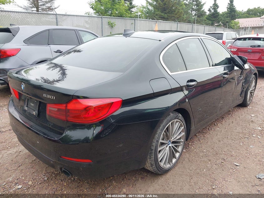 2017 BMW 5er VIN WBAJA7C37HG457730 IAAI salvage auction — RIGHT SIDE, Clear (Wisconsin), sold $4,950 on 2026-07-15 (photo 4)