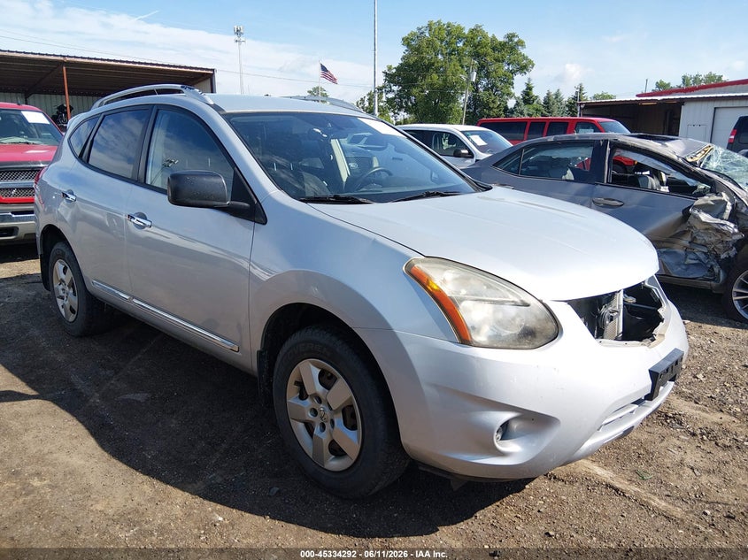 2014 Nissan Rogue VIN JN8AS5MV3EW203507 IAAI salvage auction — FRONT END, Salvage (Ohio), sold $625 on 2026-07-08 (photo 1)