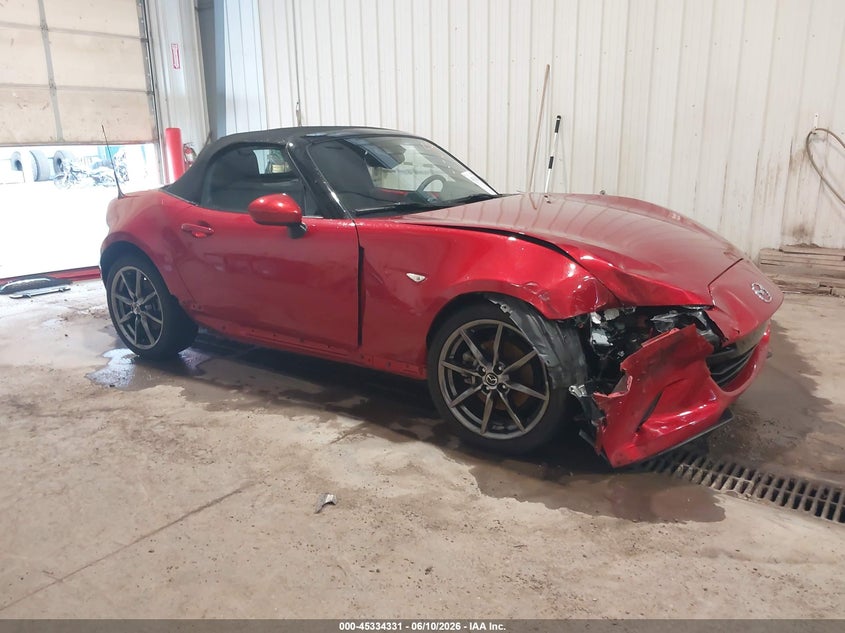 2017 Mazda Mx-5 VIN JM1NDAD79H0123525 IAAI salvage auction — FRONT END, Regular (South Dakota), sold $3,550 on 2026-07-29 (photo 1)