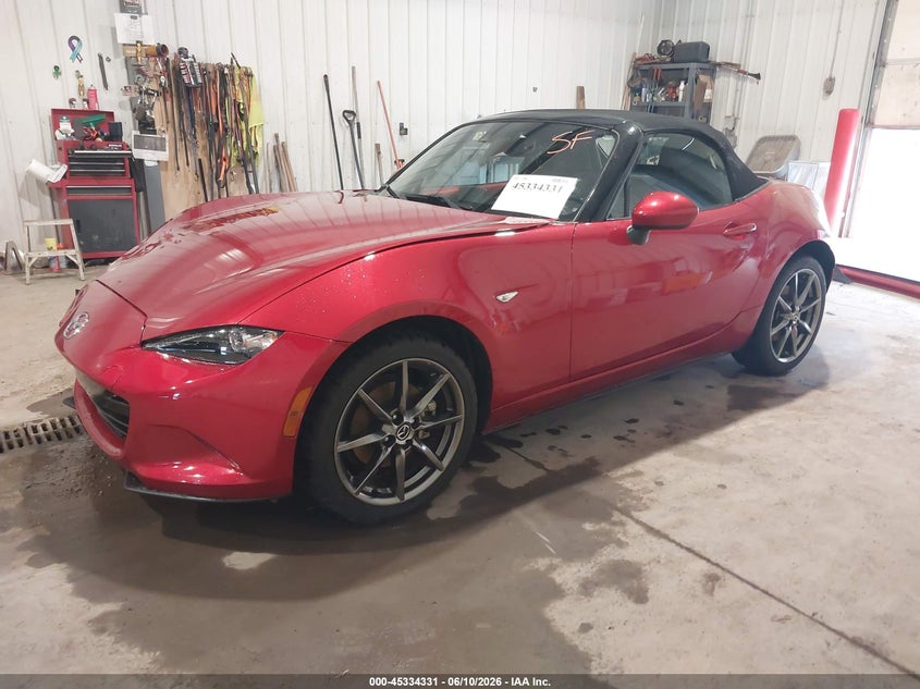 2017 Mazda Mx-5 VIN JM1NDAD79H0123525 IAAI salvage auction — FRONT END, Regular (South Dakota), sold $3,550 on 2026-07-29 (photo 2)