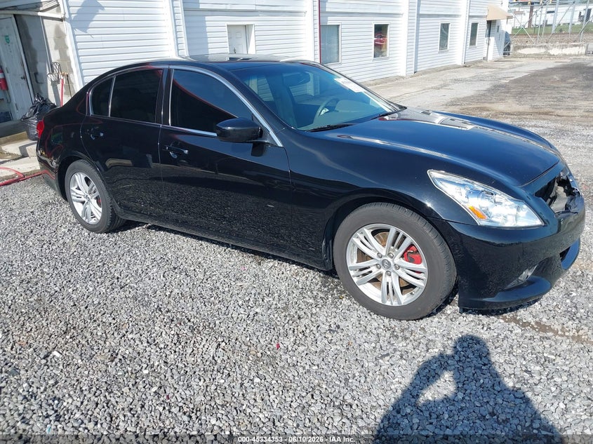 2012 Infiniti G VIN JN1CV6AP3CM935414 IAAI salvage auction — FRONT END, Salvage (Georgia), sold $650 on 2026-07-17 (photo 1)