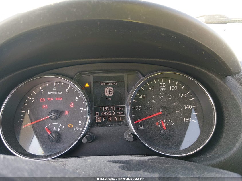 2013 Nissan Rogue VIN JN8AS5MT5DW505717 IAAI salvage auction — FRONT END, Salvage Title, sold $275 on 2026-07-17 (photo 7)