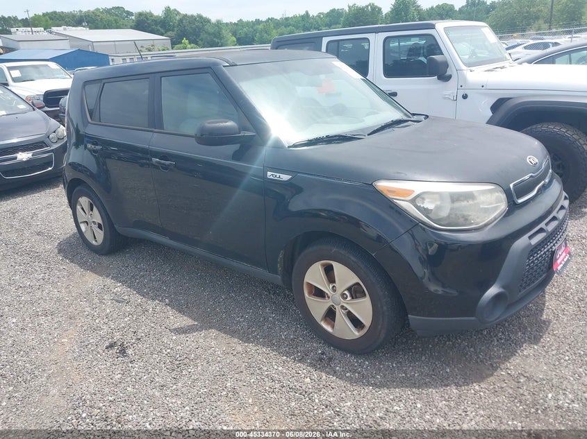 2015 Kia Soul VIN KNDJN2A29F7784289 IAAI salvage auction — NORMAL WEAR, Salvage (South Carolina), sold $350 on 2026-07-07 (photo 1)