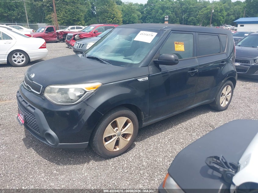 2015 Kia Soul VIN KNDJN2A29F7784289 IAAI salvage auction — NORMAL WEAR, Salvage (South Carolina), sold $350 on 2026-07-07 (photo 2)