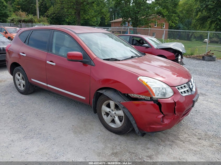 2013 Nissan Rogue VIN JN8AS5MV7DW114196 IAAI salvage auction — FRONT END, Salvage Title, sold $475 on 2026-07-07 (photo 1)