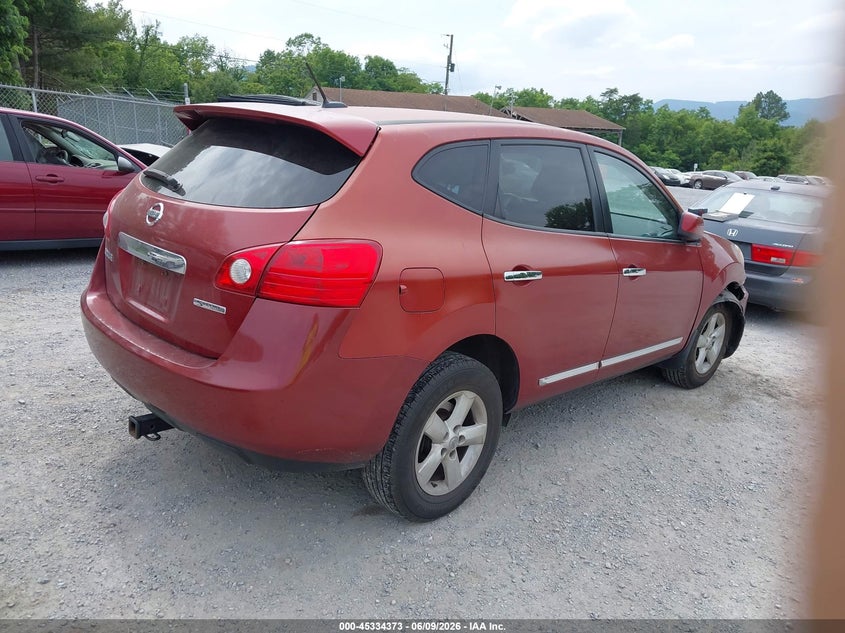 2013 Nissan Rogue VIN JN8AS5MV7DW114196 IAAI salvage auction — FRONT END, Salvage Title, sold $475 on 2026-07-07 (photo 4)
